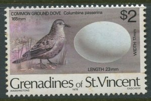 STAMP STATION PERTH Grenadines #149 Birds & Eggs Pictorial Definitive MNH 1978