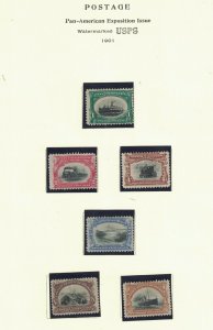 Scott 294 - 299 - Pan American. Set Of 6.  MHH. OG.  #02 294s6a