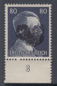 Germany Soviet Zone SBZ - LOCAL ROTSCHAU 80Pf HITLER head - Expertized Valicek