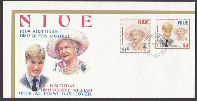 NIUE 2000 100th Birthday Queen Mother FDC..................................27817