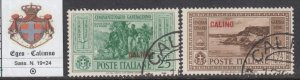 Egeo - Calimno n. 19-24 used very fine cv 120$