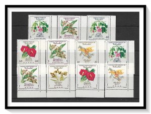 Colombia #C360-C370 Airmail Flower Set MNH