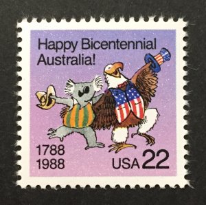 U.S. 1988 #2370, Australia Bicentenary, MNH.