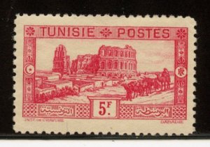 Tunisia # 140, Mint Hinge. CV $ 28.00