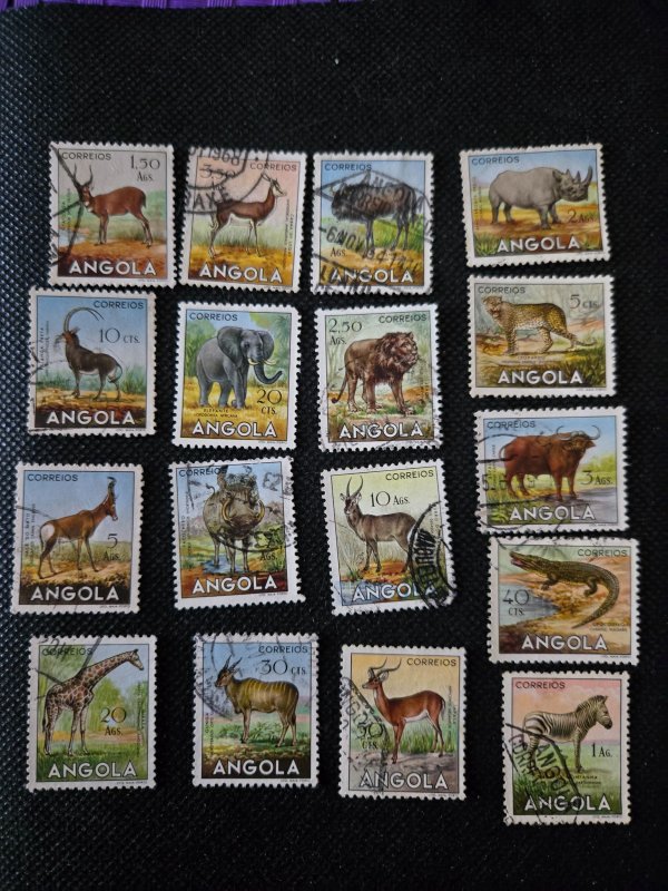 ANGOLA 1953 Animals Used SCV $5.95