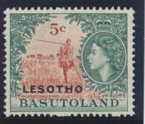 Lesotho / Basutoland  Opt  SG 115A Mint Hinged 