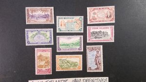 Cook Islands 1949 Scott# 131-139 Mint Light Hinged set of 9