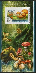 SOLOMON ISLANDS 2015 MUSHROOMS SOUVENIR SHEET   MINT NH