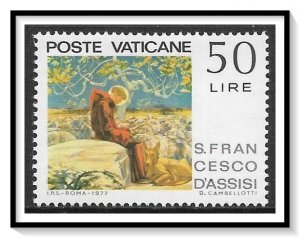 Vatican City #607 St Francis Of Assisi MNH