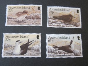 Ascension 1994 Sc 594-7 bird set MNH