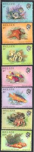 BELIZE 699-705 MNH SCV $5.70 BIN $3.45 MARINE LIFE