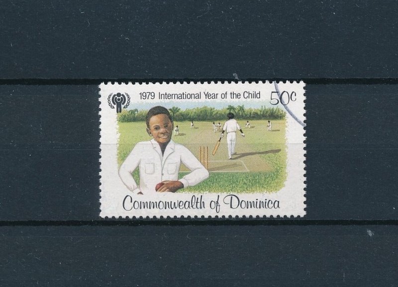 [58195] Dominica 1979 Sports Cricket Year of the Child From set USED