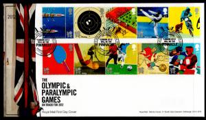 Great Britain 3815-2825 Paralympic Games U/A FDC