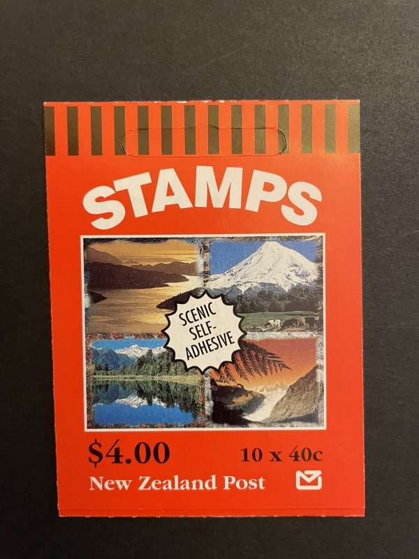 New Zealand: 1998  $4 Booklet, Scenery Definitives, Stamp  Collecting Advert,