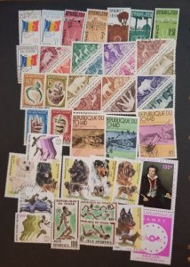 CHAD Used CTO Stamp Lot T2515