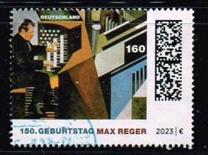 Germany, Sc.#3343 used Max Reger, Composer