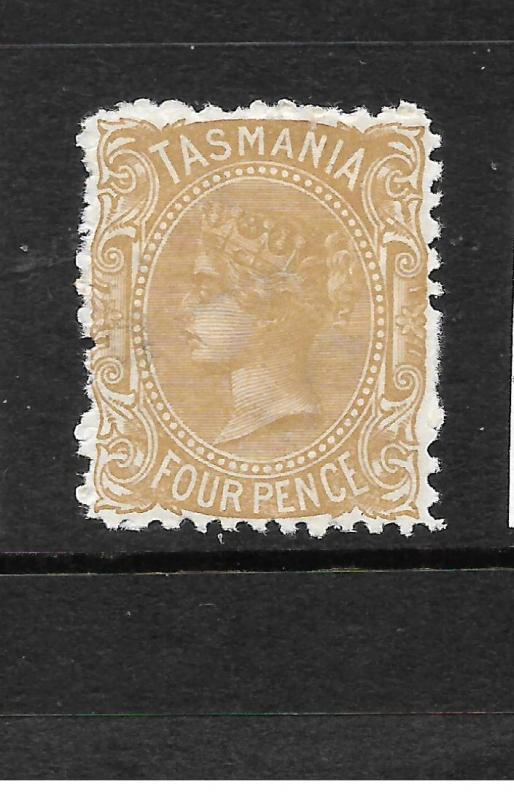 TASMANIA  1871-78  4d  BUFF     QV   MH       SG 153