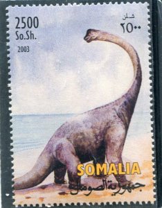 Somalia 2003 DINOSAURS 1 value Perforated Mint (NH)