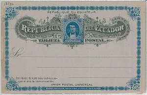 37502 - ECUADOR  -  POSTAL HISTORY - Stationery Card   -  3 CENTAVOS