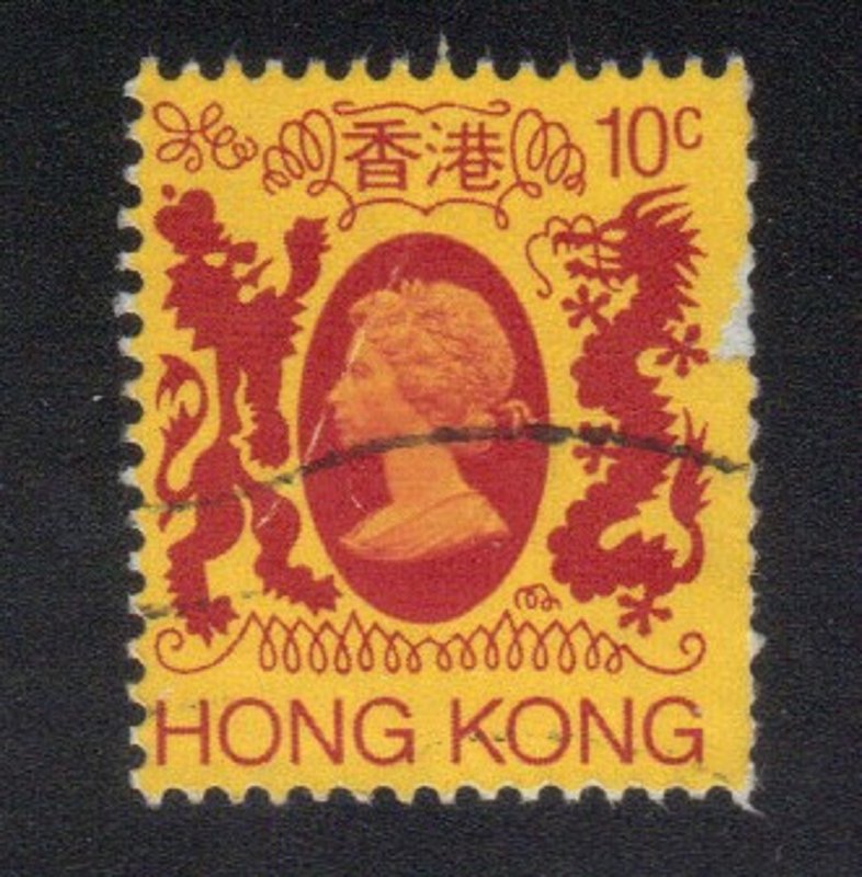 HONG KONG SCOTT#  388 USED 10c 1982