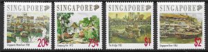 SINGAPORE SG677/80 1991 LOCAL ARTIEST MNH