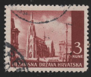 Croatia 36 Osjek Cathedral.1941