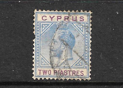 CYPRUS 1921-23  2pi  KGV   FU  SG 92