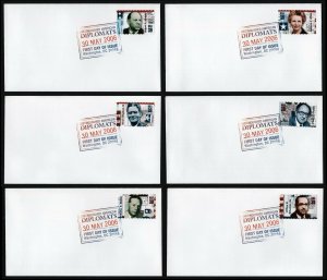 #4076 39c American Diplomats, Digital Color FDC **ANY 5=FREE SHIPPING**