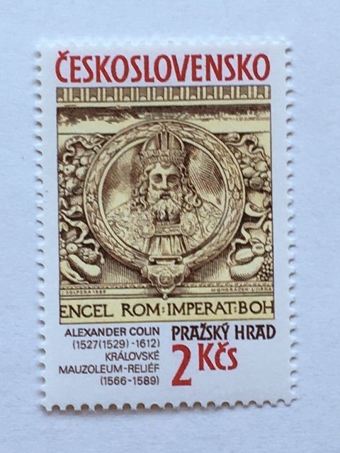 Czechoslovakia – 1989 – Single “Art” Stamp – SC# 2744 – MNH