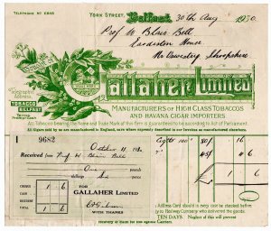 (I.B) George V Revenue : Northern Ireland Reciept (Gallagher Ltd)