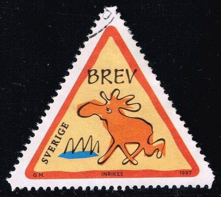 Sweden #2240 Elk as Fantasy Character; Used (1.00)