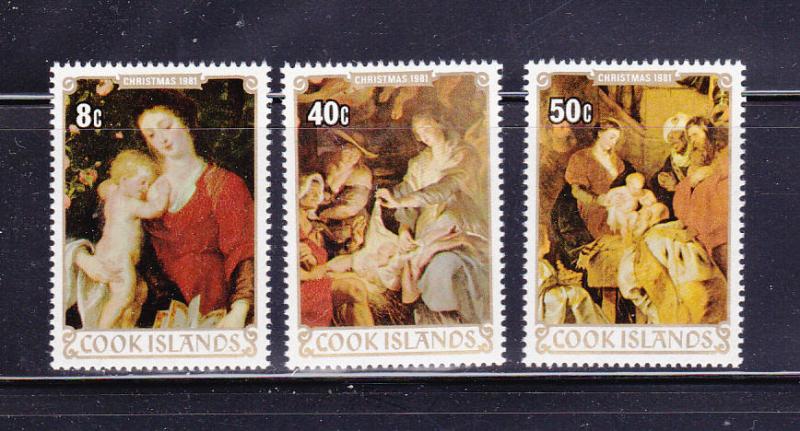 Cook Islands 669, 671-672 MNH Christmas