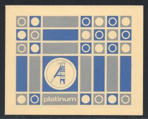 BOPHUTHATSWANA SC# 47-50 1ST DAY SHEET 1.9a  FVF/CTO 1979