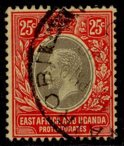 BRITISH EAST AFRICA QV SG50, 1a plum, FINE USED.