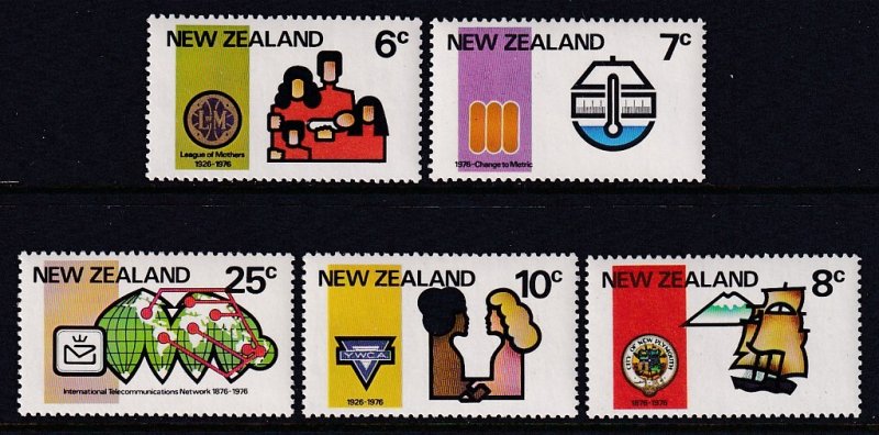 New Zealand 593-597 MNH VF