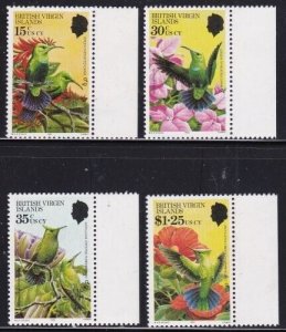 Album Treasures Virgin Islands Scott # 422-425  Hummingbirds  Mint NH