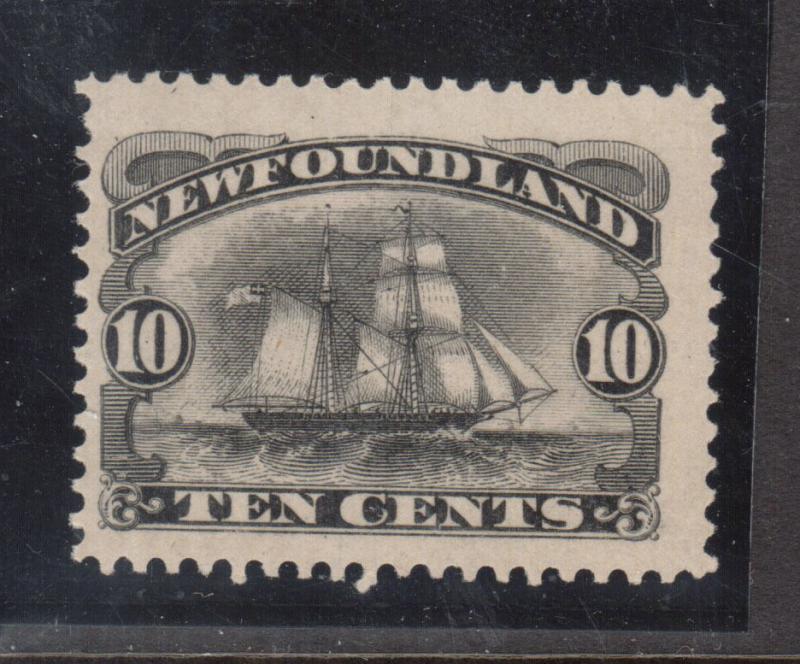 Newfoundland #59 Very Fine Mint With Large Margins Original Gum Lightly Hinged