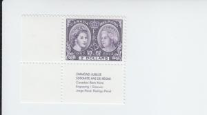 2012 Canada Queen Elizabeth Jubilee $2 (Scott 2540) mnh