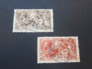 United Kingdom 1919 Sc 179-80 set FU