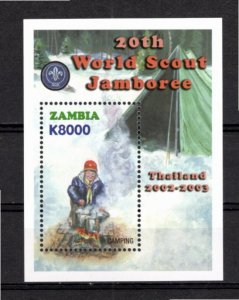 Zambia 2002 MNH Sc 982 souvenir sheet