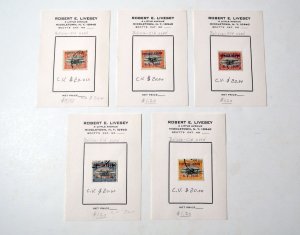 Bolivia Sc C11 C12 C14 C15 C16 Used Airmails 1930