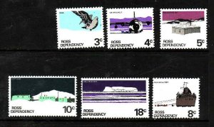 Ross Dependency-Sc#L9-14- id7-unused NH set-Ships,Planes-Scott base-1972-