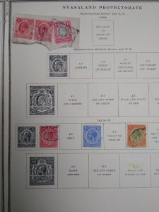 collection on pages Nyasaland 1908-37 PT: CV $133