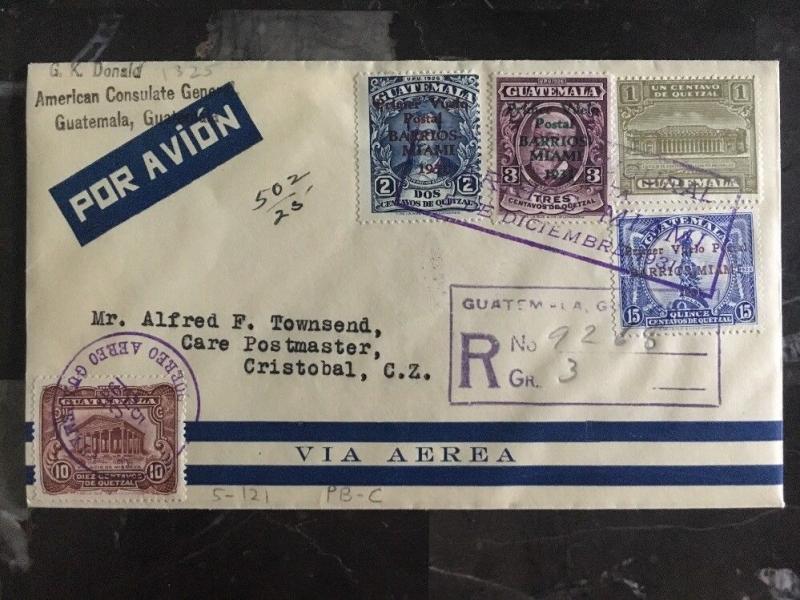 1931 US Consulate Guatemala first flight Diplomatic cover FFC To Miami FL USA