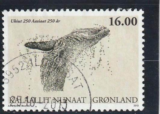 Greenland  Scott#  645  Used  (2013  Whale)