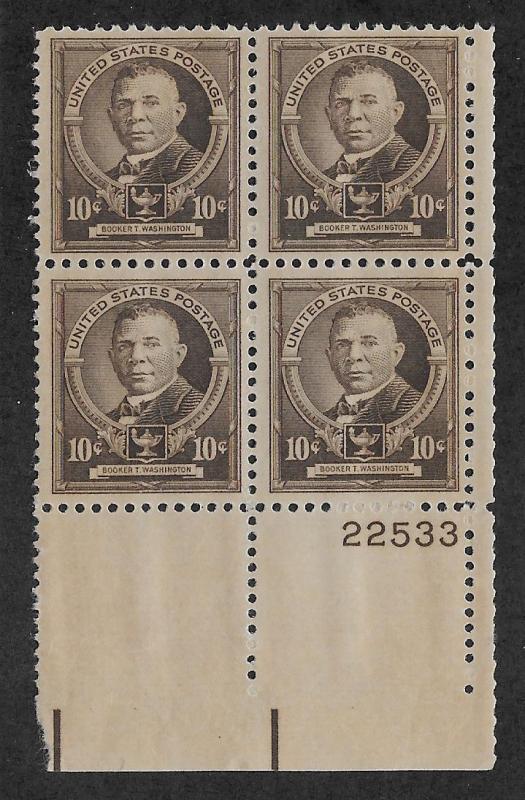 UNITED STATES SC# 873 PB/4  VF/MNH