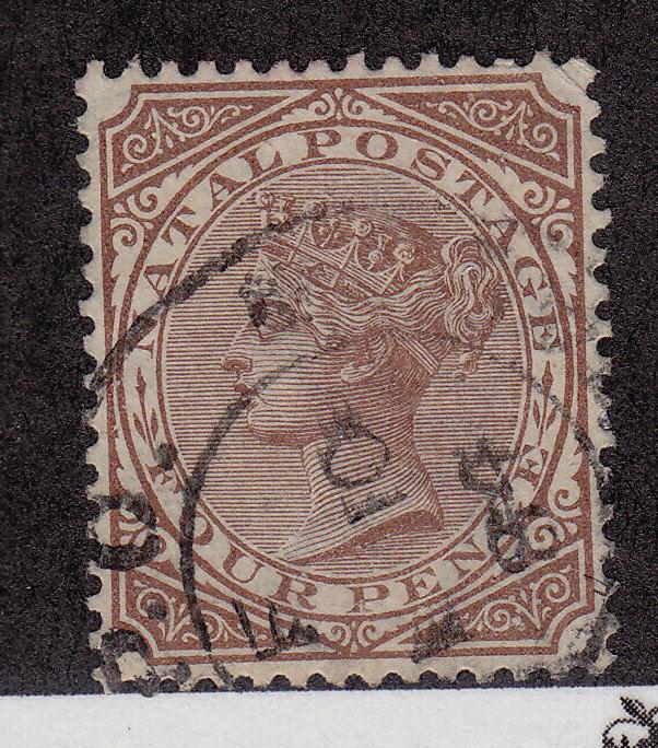 NATAL Used Scott # 70 Queen Victoria (1 Stamp) -6