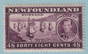 NEWFOUNDLAND 243 SG267  MINT VERY LIGHTLY HINGED OG* PERF 14.1 - NO FAULTS - GRP