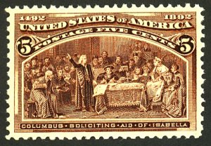 U.S. #234 MINT-VF OG LH