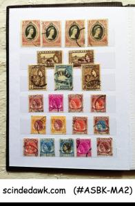 COLLECTION OF MALAYSIA STAMPS FROM 1953 IN SMALL STOCK BOOK - 140 STAMPS